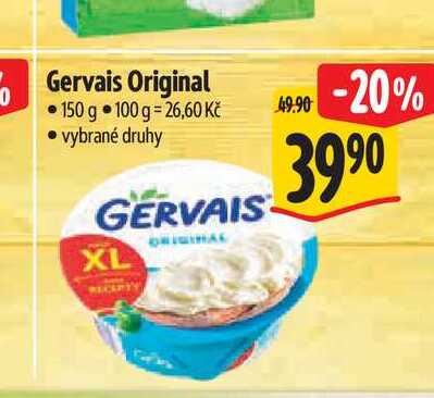 Gervais Original 150 g  