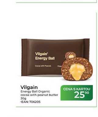 ilgain Energy Ball Organic cocoa with peanut butter 30g