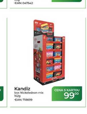 Kandiz CENA S KARTOU box Nickelodeon mix 162g