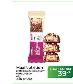 MaxiNutrition proteinová tyčinka straw. berry yoghurt 45g
