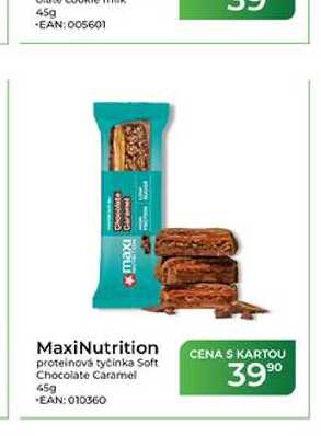 MaxiNutrition proteinová tyčinka Soft Chocolate Caramel 45g