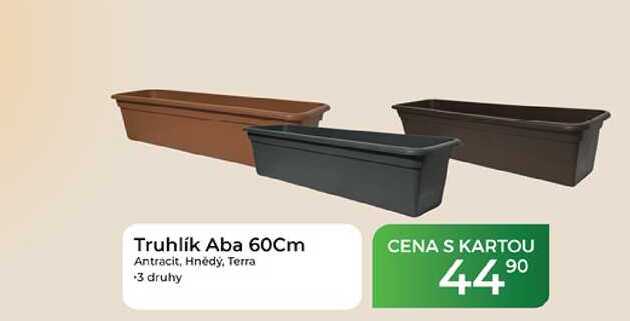 Truhlík Aba 60Cm Antracit, Hnědý, Terra