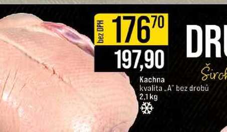 Kachna kvalita. A" bez drobù Širo 2.1kg 