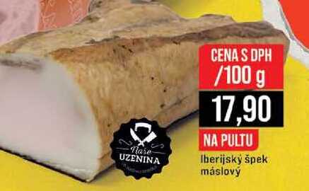 Iberijský špek máslový 100g
