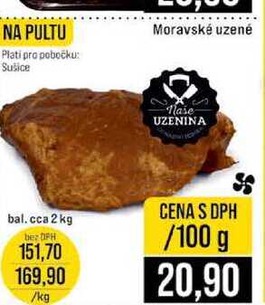 Moravské uzené 100g