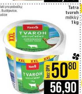 Tatra tvaroh měkký 1kg 