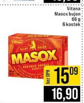 Vitana Masox bujon 66 g 6 kostek 