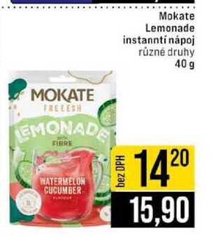 Mokate Lemonade instanntí nápoj různé druhy 40 g 