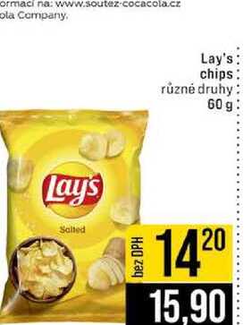 Lay's chips různé druhy 60 g