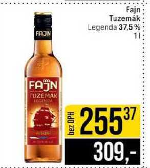 Fajn Tuzemák Legenda 37,5% 1l