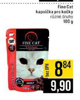 Fine Cat kapsička pro kočky různé druhy 100 g 