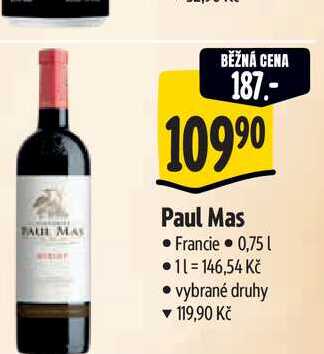   Paul Mas 0,75 l