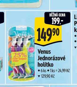   Venus Jednorázové holítko  6 ks 
