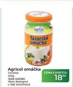 Agricol omáčka Tatarská 240g