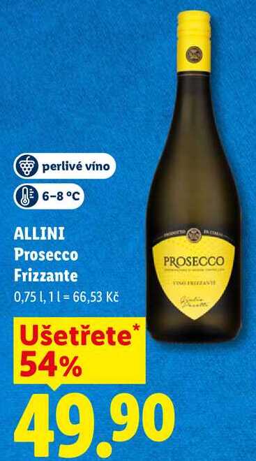 ALLINI Prosecco Frizzante, 0,75 l