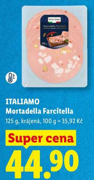 ITALIAMO Mortadella Farcitella, 125 g