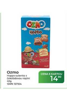 Ozmo Hoppo sušenka s čokoládovou náplni 40g
