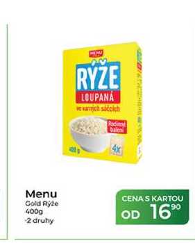 Menu Gold Rýže 400g