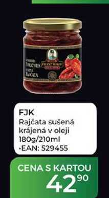 FJK Rajčata sušená krájená v oleji 180g/210ml