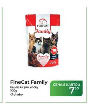 FineCat Family kapsička pro kočky 100g