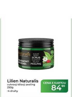 Lilien Naturalis cukrový tělový peeling 250g