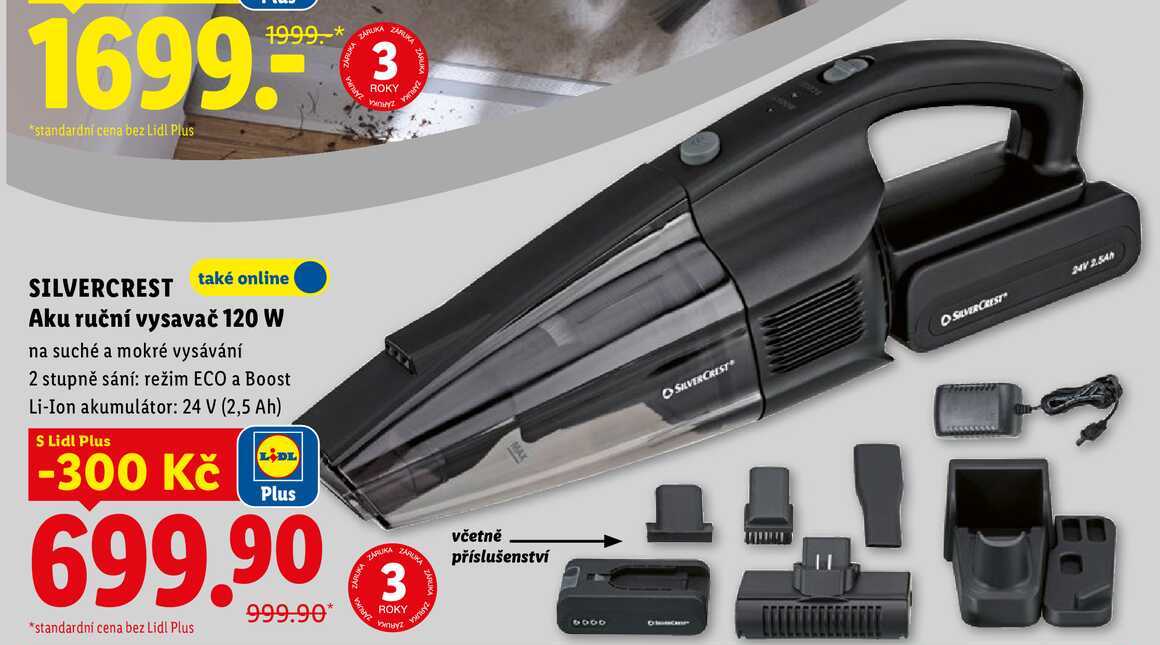 SILVERCREST Aku ruční vysavač 
