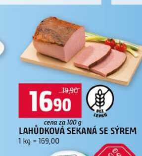 LAHŮDKOVÁ SEKANÁ SE SÝREM 100g