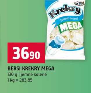 BERSI KREKRY MEGA 130 g jemně solené