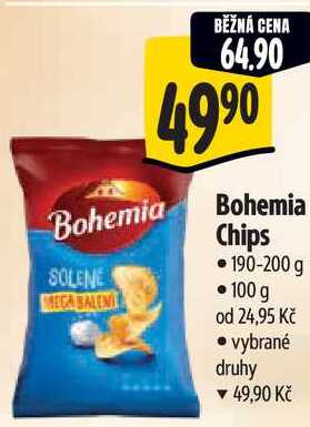 Bohemia Chips, 190-200 g  
