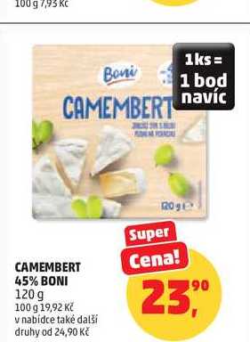 CAMEMBERT 45% BONI 120 g