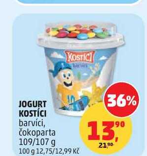 JOGURT KOSTÍCI barvíci, čokoparta 109/107 g