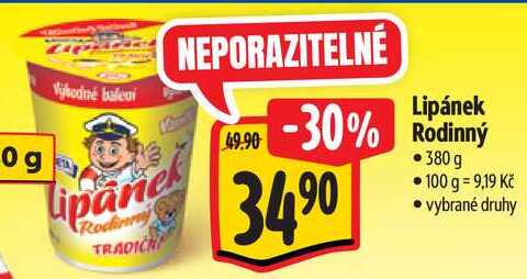 Lipánek Rodinný, 380 g 