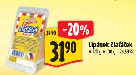 Lipánek Zlaťáček, 120 g