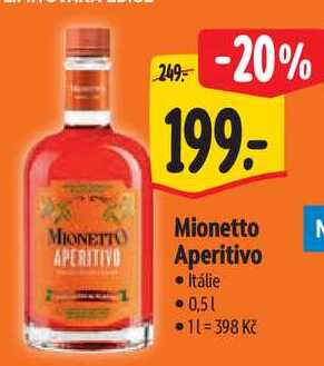 Mionetto Aperitivo, 0,5 l