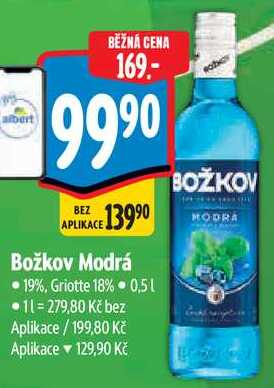 Božkov Modrá, 0,5 l