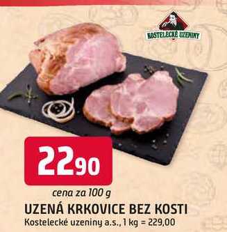 UZENÁ KRKOVICE BEZ KOSTI 100g