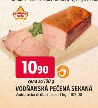 VODŇANSKÁ PEČENÁ SEKANÁ 100g