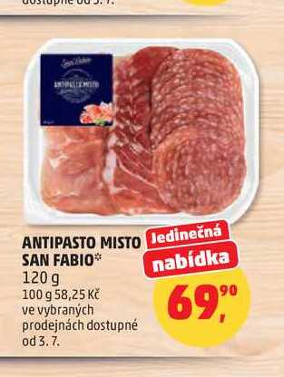 ANTIPASTO MISTO SAN FABIO 120 g