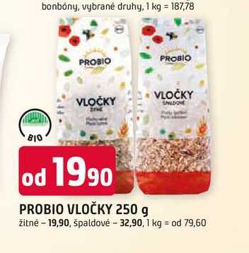 PROBIO VLOČKY 250 g žitné
