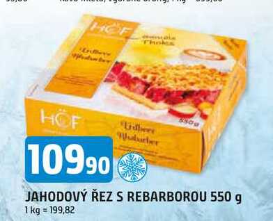 JAHODOVÝ ŘEZ S REBARBOROU 550 g