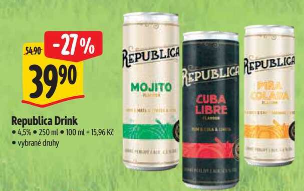 Republica Drink, 250 ml 