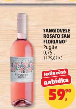 SANGIOVESE ROSATO SAN FLORIANO Puglie 0,75l