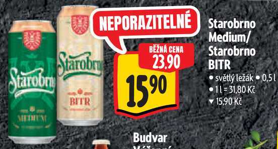 Starobrno BITR, 0,5 l
