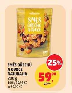 SMĚS OŘECHŮ A OVOCE NATURALIA 200g