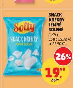 SNACK KREKRY SNACK KREKRY JEMNĚ SOLENÉ 125 g