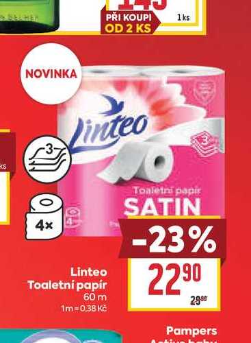 Linteo Toaletní papír 60 m 