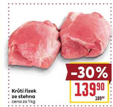 Krůtí řízek ze stehna cena za 1kg 