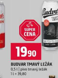 BUDVAR TMAVÝ LEŽÁK 0,5l pivo tmavý ležák 