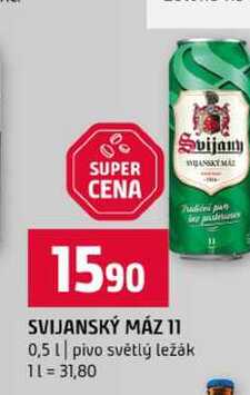 SVIJANSKÝ MÁZ 11 0,5l pivo světlý ležák 