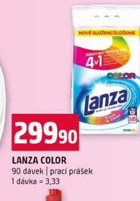 LANZA COLOR 90 dávek prací prášek 